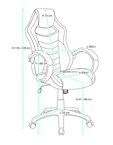 SILLA DE ESCRITORIO GAMER PREMIUM!!!