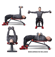 Cargar imagen en el visor de la galería, Banco De Pesas Y Abdominales Ajustable. Myshopuruguay