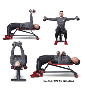 Banco De Pesas Y Abdominales Ajustable. Myshopuruguay