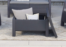Cargar imagen en el visor de la galería, Conjunto De Jardin Confu simil rattan 4 Cuerpos