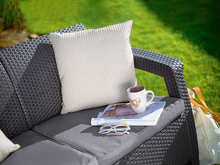 Cargar imagen en el visor de la galería, Conjunto De Jardin Confu simil rattan 4 Cuerpos