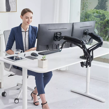 Cargar imagen en el visor de la galería, Soporte Móvil para Doble Monitor De 17" A 30". en color Grafito!!!!