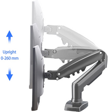 Cargar imagen en el visor de la galería, Soporte Movil Para Monitor De 17" A 30" escritorio, NORTH BAYOU  F-80. Sistema a gas, ( no a resorte) GRIS.
