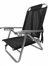 Cargar imagen en el visor de la galería, Reposera Playa En Aluminio Reclinable C/mochila Miami Beach