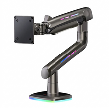 Cargar imagen en el visor de la galería, Soporte Monitor Gamer Luz Rgb-led 27 A 60. NB F5 Grafito