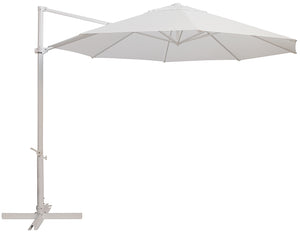 Sombrilla De Jardin lateral en Aluminio Premium De 3.3 mts!! BLANCO O BEIGE.