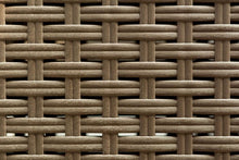 Cargar imagen en el visor de la galería, Conjunto De Jardin Simil Rattan Mesa+ 4 Sillas sin posabrazo en color CHOCOLATE !!!