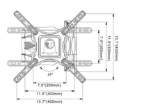 Cargar imagen en el visor de la galería, Soporte Tv Articulado 32&#39;-55&#39;+ Soporte Universal Microondas!!!!