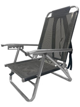 Cargar imagen en el visor de la galería, Reposera Playa En Aluminio Reclinable C/mochila Miami Beach