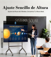 Cargar imagen en el visor de la galería, Soporte Tv 65-90  Movil Con Ruedas Y Altura Ajustable !!