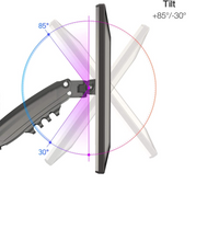 Cargar imagen en el visor de la galería, Soporte Monitor Para Escritorio Doble Brazo De 22 A 35.