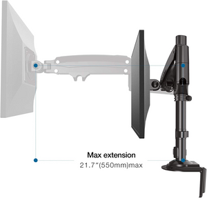 Soporte Monitor Para Escritorio Doble Brazo De 22 A 35.