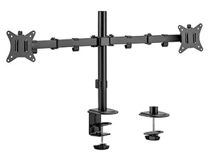 Soporte Para Doble Monitor Movil De Mesa De 17''a 32''. Color Negro!!!!