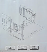 Cargar imagen en el visor de la galería, Soporte Tv Pared Movil De 65" A 85" Brazo Super Extensible!!!