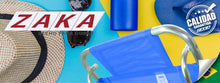 Cargar imagen en el visor de la galería, Reposera Silla Playa Retro Zaka C/detalles. Hecho Para Durar.