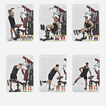 Cargar imagen en el visor de la galería, Gimnasio Multifunción C/press Piernas Y Scott. 100 kgs. MYSHOPURUGUAY!!!!