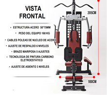 Cargar imagen en el visor de la galería, Gimnasio Multifunción C/press Piernas Y Scott. 100 kgs. MYSHOPURUGUAY!!!!