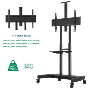 Soporte De Tv C/ruedas Pantallas De 55 A 85!!!