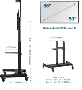 Soporte De Tv C/ruedas Pantallas De 55 A 85!!!