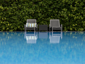 Reposera Piscina Italiana Simil Rattan GRAFITO!!!