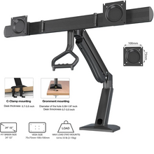 Cargar imagen en el visor de la galería, Soporte De Brazo Para Doble Monitor 24 A 32.