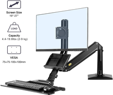 Cargar imagen en el visor de la galería, Estación Soporte Monitor Y Teclado 19 A 27 Pulgadas!!!