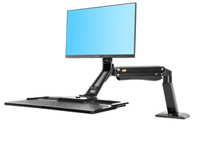 Soporte Monitor Y Teclado Escritorio Ergonómico De 22 A 32"