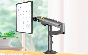 Soporte Monitor Para Escritorio Doble Brazo De 22 A 35.